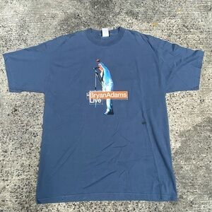 Vintage Y2k Brian Adams Giant Tour Tee